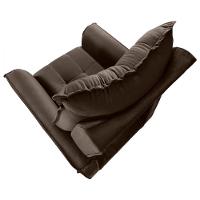 Poltrona Reclinavel Do Papai Para Sala King Veludo Chocolate Chocolate - 5