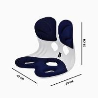 Almofada De Apoio Lombar Cadeira Correção De Coluna G - Azul - 3