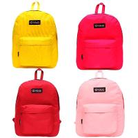 Mochila De Costas Escolar Juvenil Cores vinho - 2