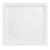 02 Painel Led Play Sobrepor Quadrado 18w Bivolt 6.500k - Branco
