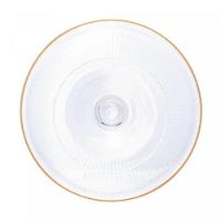 Taça De Vidro Coupe C/ Borda Dourada Lines Wollf 200ml - 3