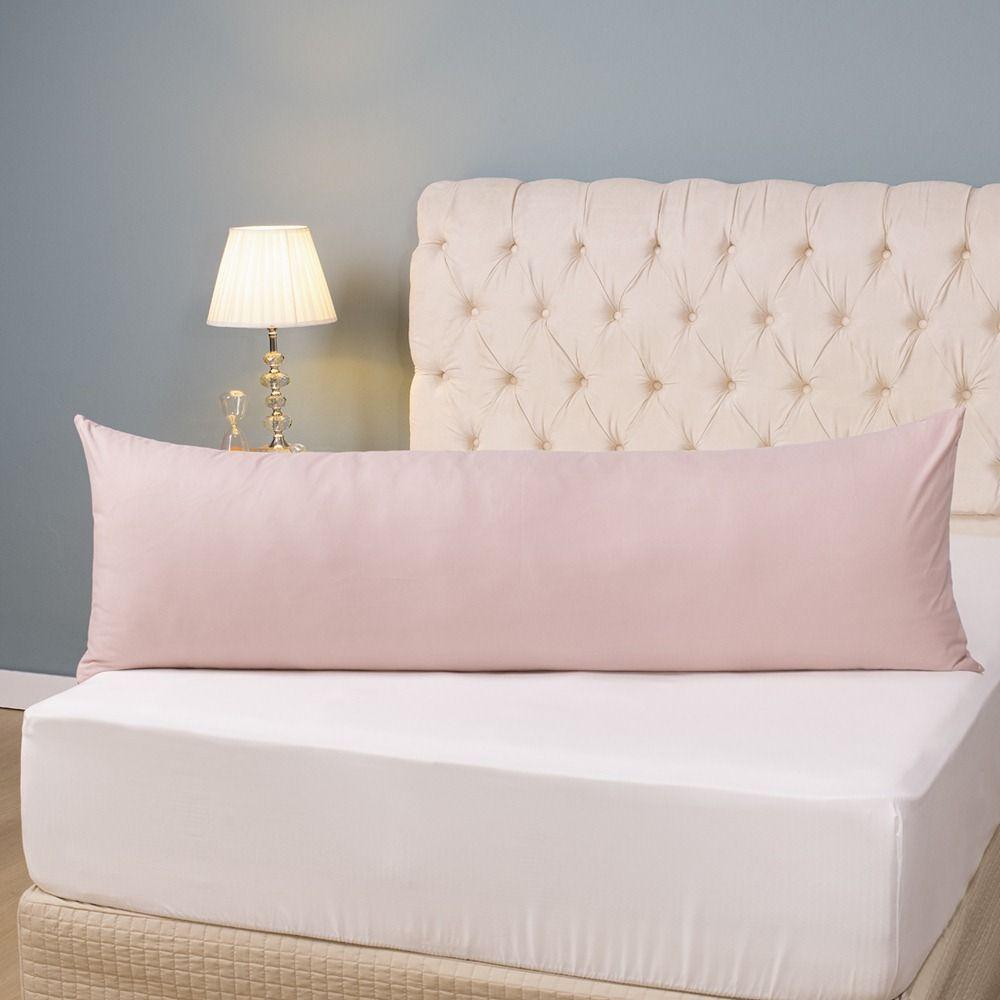 Kit 2 Fronhas Para Travesseiro De Corpo Slim 1,50cm X 50cm - Rose - 2
