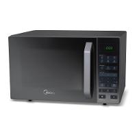 Forno Micro-ondas Midea 27 Litros 800W Prata Com Porta Espelhada MXSA27S1 110V