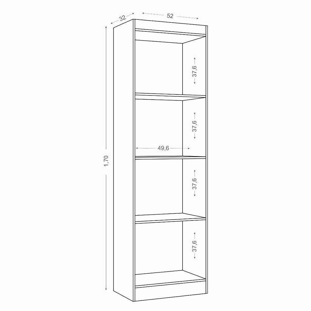Armário Multiuso New 2 Portas Atacama-off White - Aramóveis Atacama-off White - 4