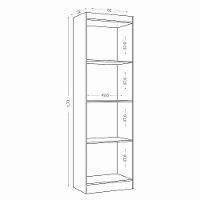 Armário Multiuso New 2 Portas Atacama-off White - Aramóveis Atacama-off White - 4