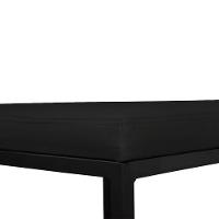 Banqueta Alta Para Cozinha Industrial Kit 2 Nick Preto E Sintético Preto D03 - D'rossi - 8