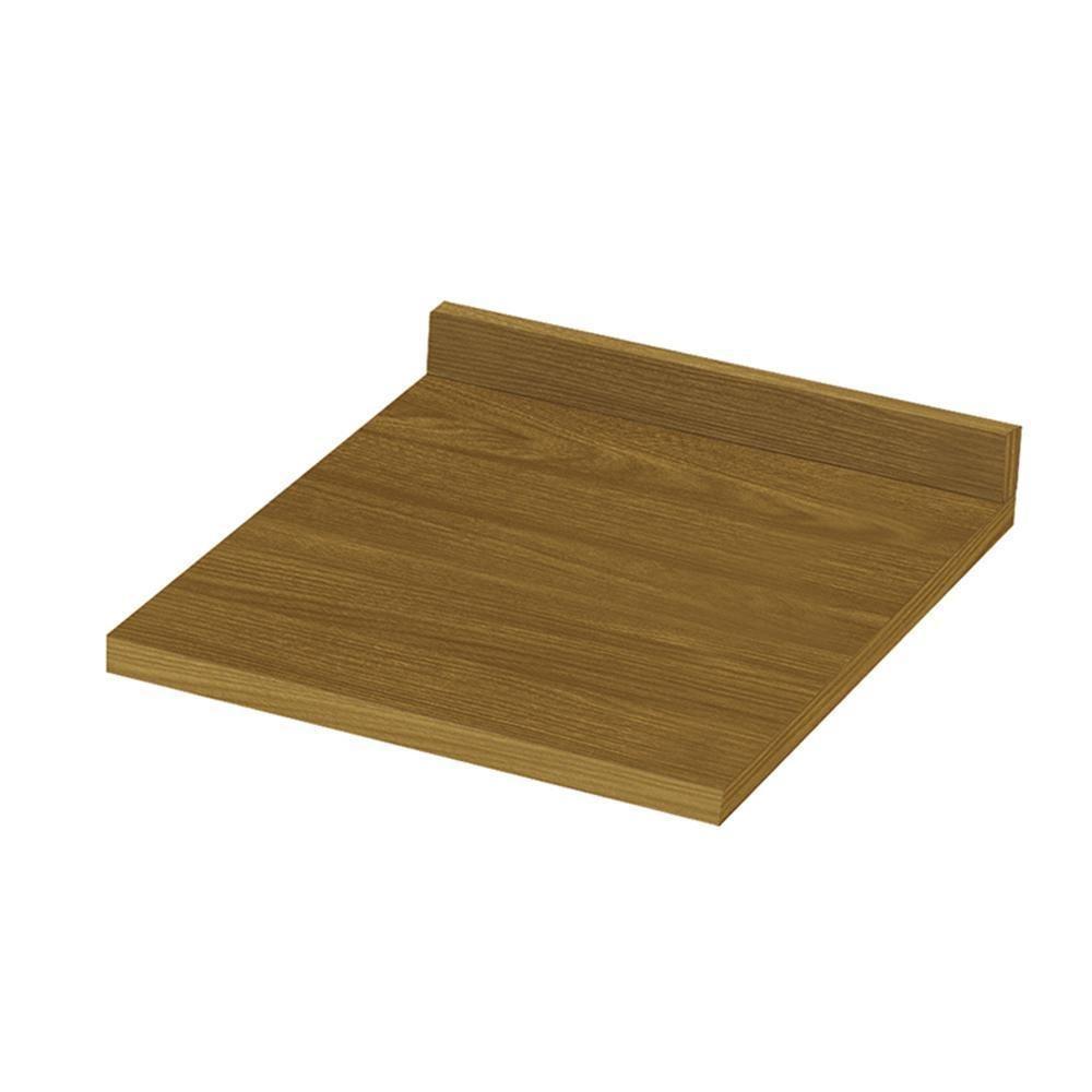 Balcão 1 Porta 40cm Americana Branco Com Tampo Nature - Móveis Henn Branco-nature - 4