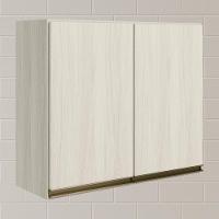 Armario Aereo 2 Portas Mdf 80 Cm Kali 12211 Bianco Toq Bianco Toq Nicioli Bianco - 2