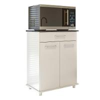 Balcão Multiuso Isis 2 Portas E 1 Gaveta Branco - Nicioli Branco - 1