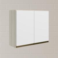 Armario Aereo 2 Portas Mdf 80 Cm Kali 12211 Bianco Toq Branco Uv Nicioli - 6