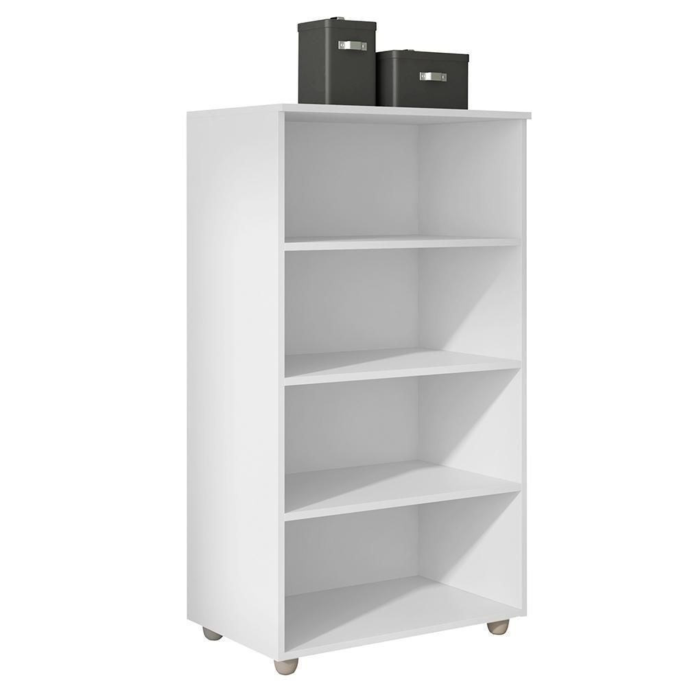 Armário Multiuso Rosana 2 Portas Branco - Ajl Móveis Branco - 4
