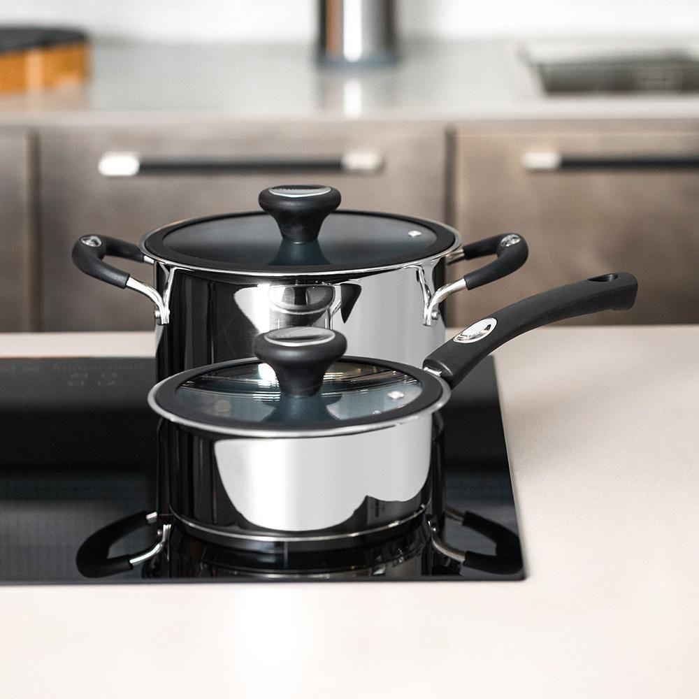 Jogo De Panelas Solar Ceramic Aço Inox Fundo Triplo Rev Interno Cerâmico 4 Peças Tramontina 65120026 - 8