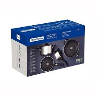 Jogo De Panelas Solar Ceramic Aço Inox Fundo Triplo Rev Interno Cerâmico 4 Peças Tramontina 65120026 - 2