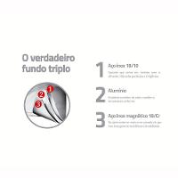 Jogo De Panelas Solar Ceramic Aço Inox Fundo Triplo Rev Interno Cerâmico 4 Peças Tramontina 65120026 - 3