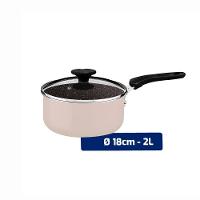 Jogo De Panelas 5 Peças Tunis Alumínio Interno Cerâmico Externo Siliconado Rosa Tramontina 28799411 - 3