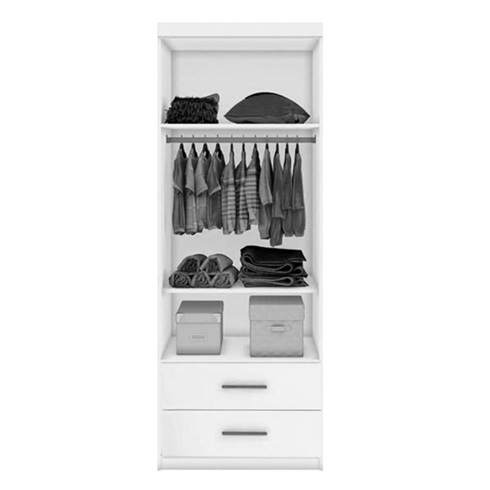 Guarda Roupa Infantil Chiara 2 Portas E 2 Gavetas Off White-carvalho - Phoenix Baby Off White-carvalho - 2