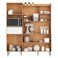 Cozinha Compacta Isabel 5 Portas E 1 Gaveta Amêndoa-branco - Ajl Móveis Amêndoa-branco - 3