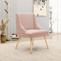 Cadeira Sala De Jantar Pé Palito Natural Liz Bouclê Rose D03 - D'rossi - 2