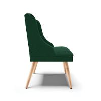 Cadeira Sala De Jantar Pé Palito Natural Kit 2 Liz Bouclê Verde D03 - D'rossi - 7