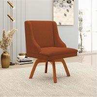 Cadeira Sala De Jantar Giratória Mm35 Liz Bouclê Terra D03 - D'rossi - 2