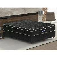 Conjunto Box Colchão+base Pérola Negra Molas Ensacadas Gazin 158x198x71 - 2