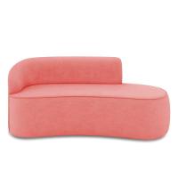 Sofá 3 Lugares Orgânico 180 Cm Morgan Suede Rosê D03 - D'rossi - 5