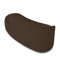 Sofá 3 Lugares Orgânico 180 Cm Morgan Suede Marrom D03 - D'rossi - 8