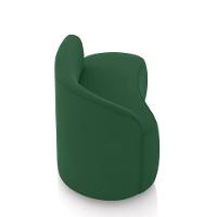 Sofá 2 Lugares Orgânico 140 Cm Morgan Veludo Verde D03 - D'rossi - 7