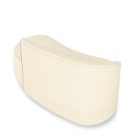 Sofá 2 Lugares Orgânico 140 Cm Morgan Linho Bege D03 - D'rossi - 8