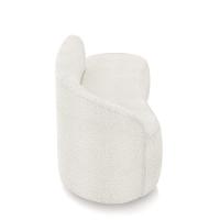 Sofá 2 Lugares Orgânico 140 Cm Morgan Bouclê Off White D03 - D'rossi - 7