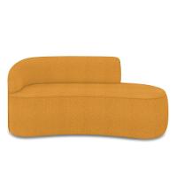 Sofá 3 Lugares Orgânico 180 Cm Morgan Bouclê Mostarda D03 - D'rossi - 5