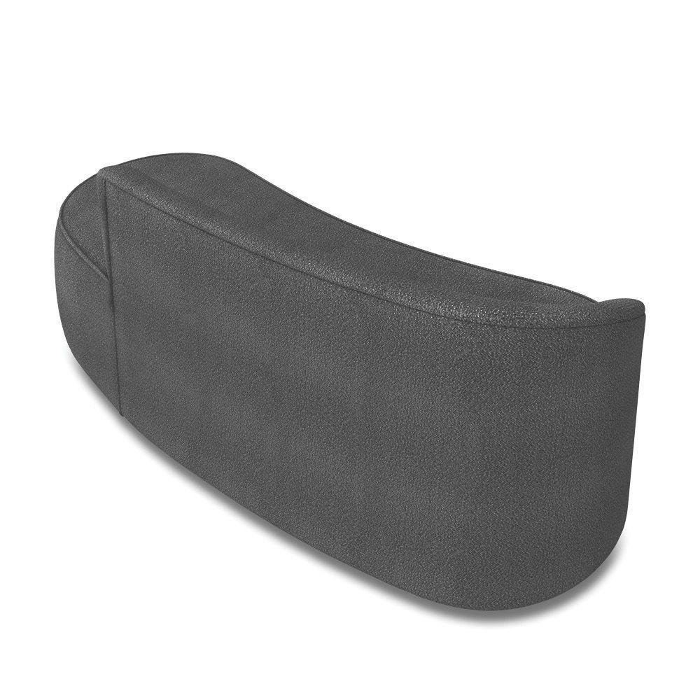 Sofá 3 Lugares Orgânico 180 Cm Morgan Bouclê Grafite D03 - D'rossi - 8