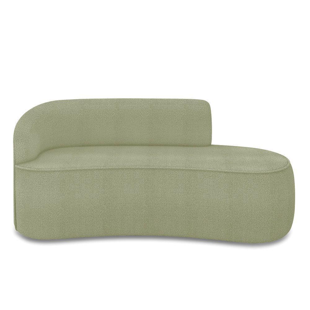 Sofá 3 Lugares Orgânico 180 Cm Morgan Bouclê Pistache D03 - D'rossi - 5