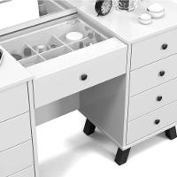 Penteadeira Camarim Mila Freijó-maní Sem Banqueta - Móveis Luapa Freijó-maní - 3