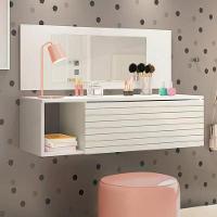 Penteadeira Joy Branco - Peternella Móveis Branco - 2