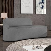 Sofá 4 Lugares Orgânico 220 Cm Morgan Linho Grafite D03 - D'rossi