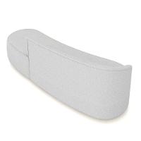 Sofá 4 Lugares Orgânico 220 Cm Morgan Linho Cinza D03 - D'rossi - 8