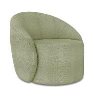 Sofá 4 Lugares Orgânico 220cm Morgan E Poltrona Lua Bouclê Pistache D03 - D'rossi - 8