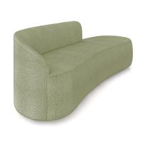 Sofá 4 Lugares Orgânico 220cm Morgan E 2 Poltronas Lua Bouclê Pistache D03 - D'rossi - 7