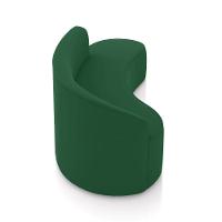 Sofá 4 Lugares Orgânico 220 Cm Morgan Veludo Verde D03 - D'rossi - 7