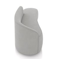 Sofá 4 Lugares Orgânico 220 Cm Morgan Suede Cinza D03 - D'rossi - 7