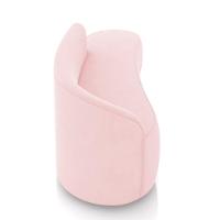 Sofá 4 Lugares Orgânico 220 Cm Morgan Suede Rosa Bebê D03 - D'rossi - 6