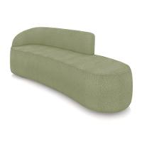 Sofá 4 Lugares Orgânico 220 Cm Morgan Bouclê Pistache D03 - D'rossi - 1