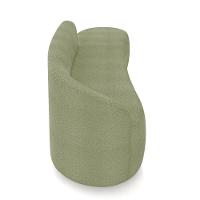 Sofá 4 Lugares Orgânico 220 Cm Morgan Bouclê Pistache D03 - D'rossi - 7