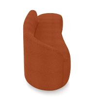 Sofá 4 Lugares Orgânico 220 Cm Morgan Bouclê Terracota D03 - D'rossi - 7