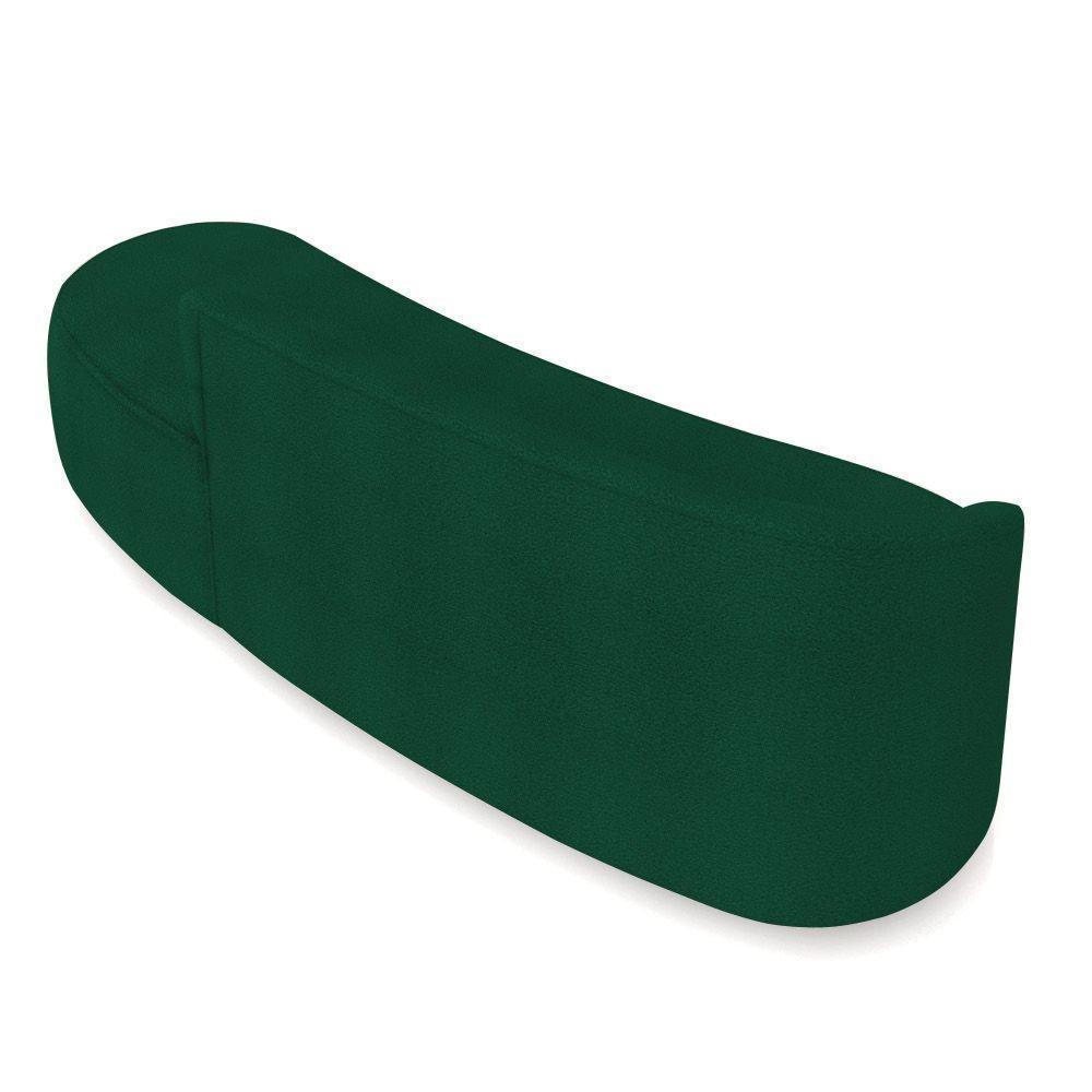 Sofá 4 Lugares Orgânico 220 Cm Morgan Bouclê Verde D03 - D'rossi - 8