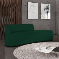 Sofá 4 Lugares Orgânico 220 Cm Morgan Bouclê Verde D03 - D'rossi - 2