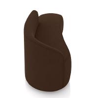 Sofá 4 Lugares Orgânico 220 Cm Morgan Suede Marrom D03 - D'rossi - 7