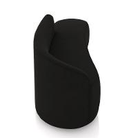 Sofá 4 Lugares Orgânico 220 Cm Morgan Suede Preto D03 - D'rossi - 7