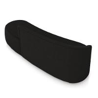 Sofá 4 Lugares Orgânico 220 Cm Morgan Suede Preto D03 - D'rossi - 8